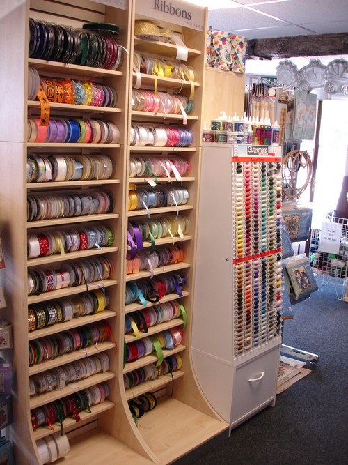 Inside the Shop - Our Ribbons display